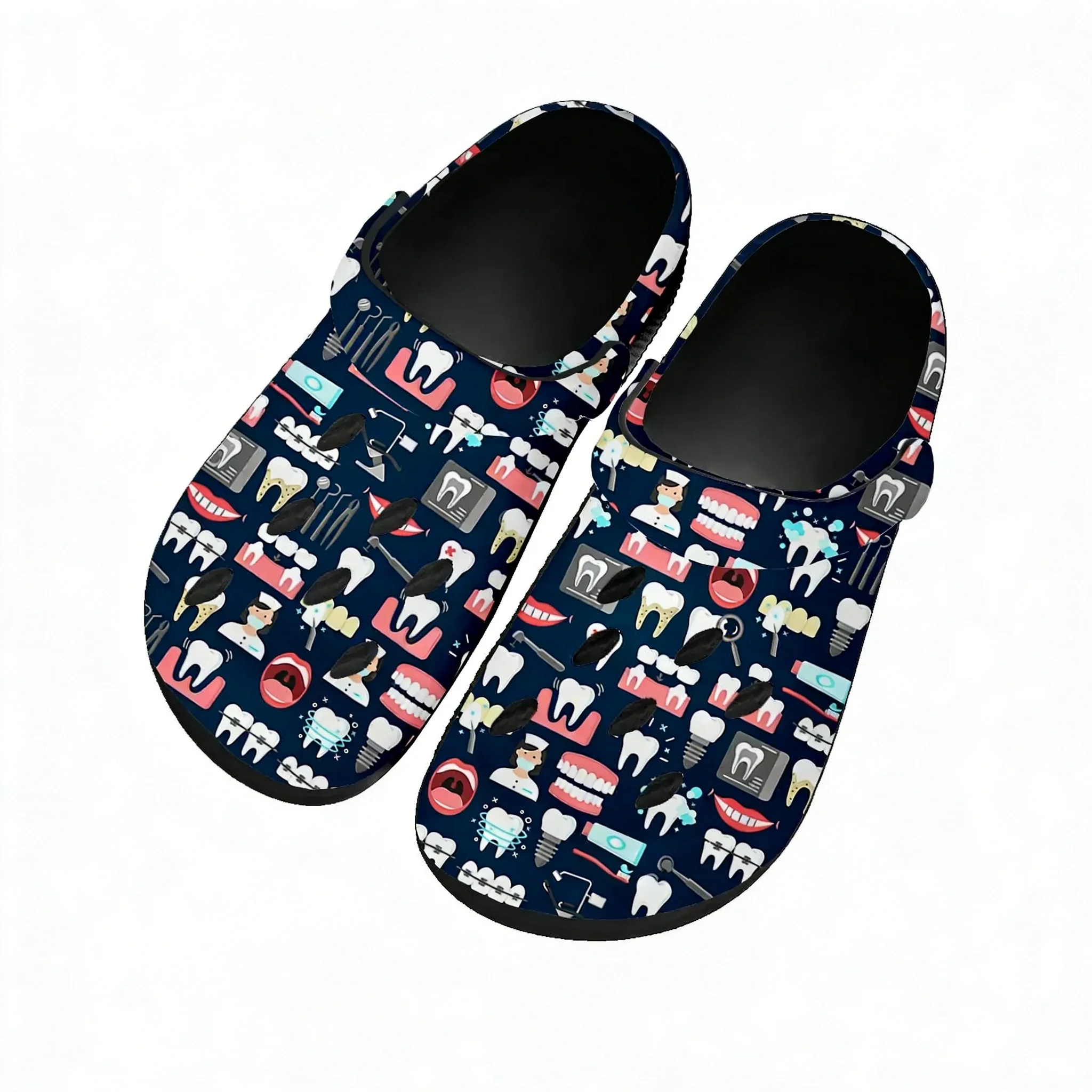 Water Shoes - Tooth Dentist Cartoon Pattern Water Shoes