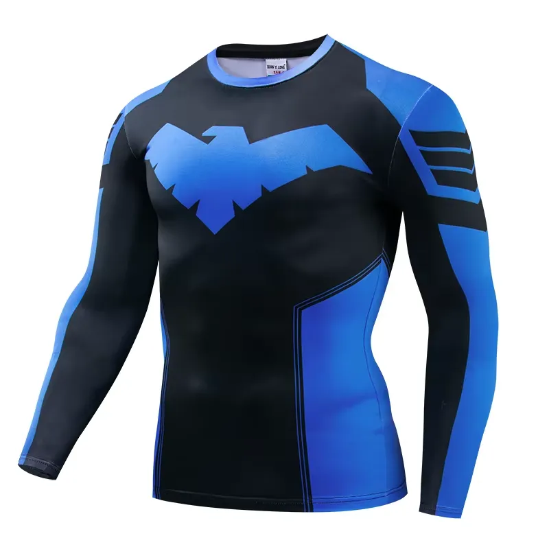 Rash Guard - 3D Printed Casual Long Sleeve 2026