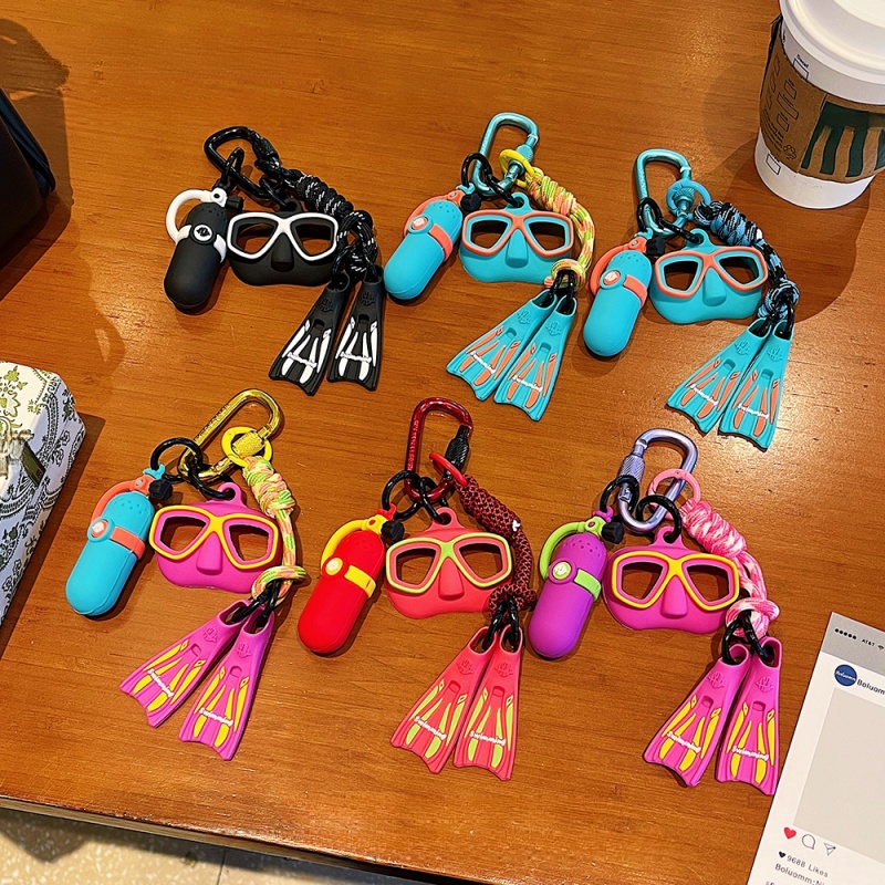 Feet Webbed Diving Keychain Di - Flippers Swimming recension och pris