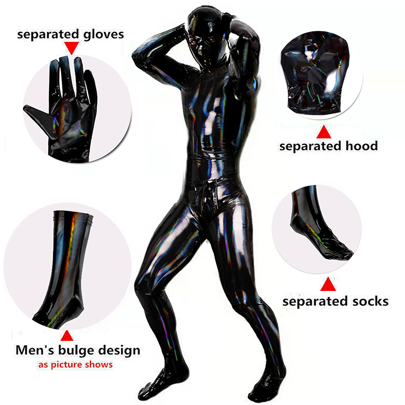 Mens Sexy PVC Leather Catsuit  - Wetsuit Men recension och pris
