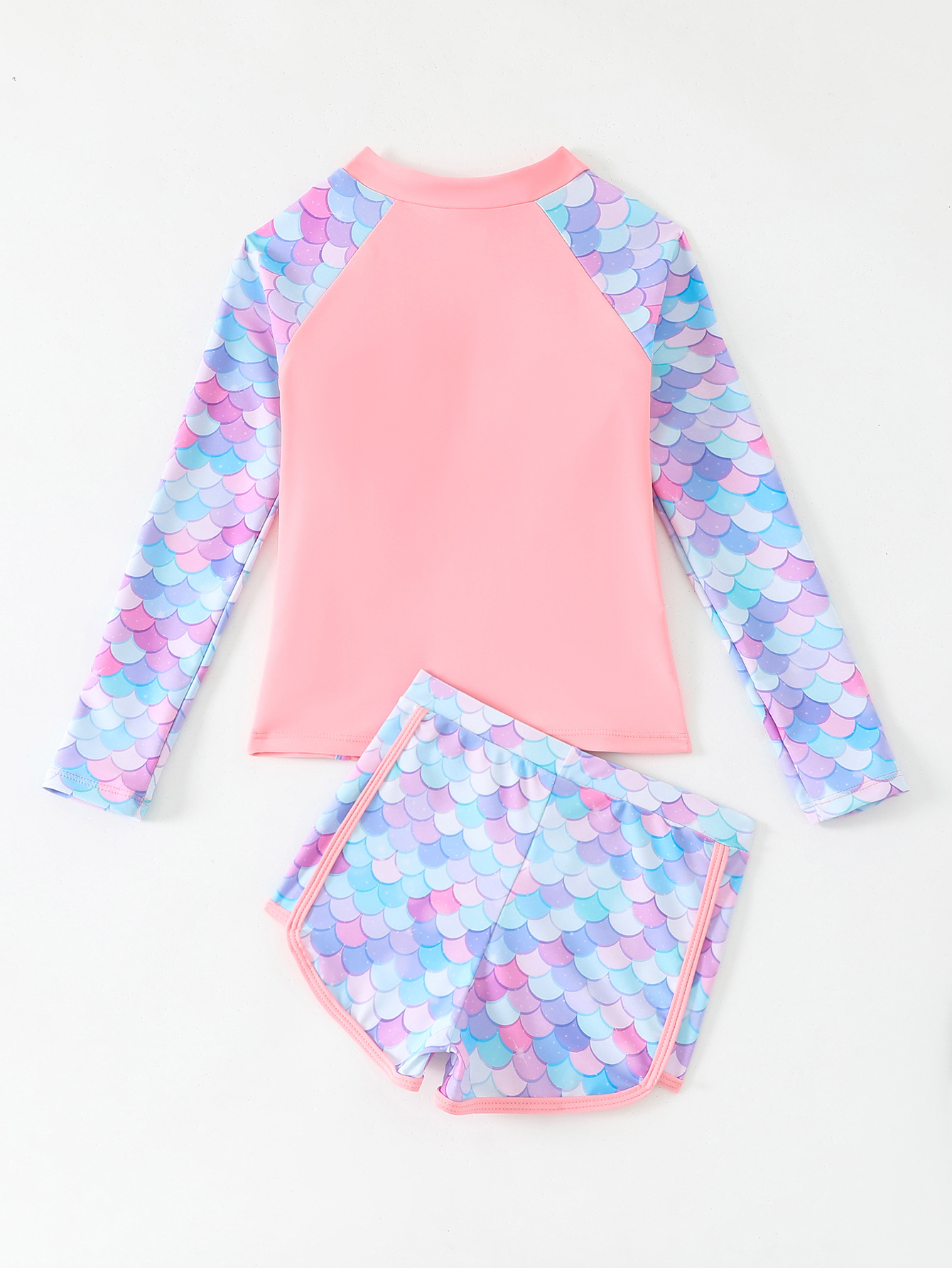 Girls Swimsuit 2025 Pink Long  - Rash Guard recension och pris